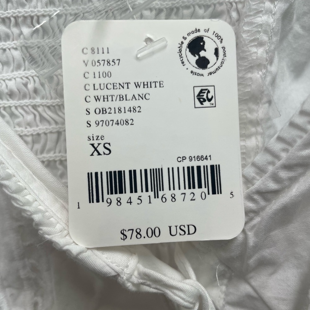 Free People White Sweet Sammi Sleeveless Tie Front Camisole - Picture 6 of 6